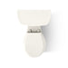 KOHLER K-5481-RA Highline ComForteeight Two-piece round-front 1.28 gpf chair height toilet with right-hand trip lever - Biscuit