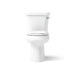 KOHLER K-5481-RA Highline ComForteeight Two-piece round-front 1.28 gpf chair height toilet with right-hand trip lever - White