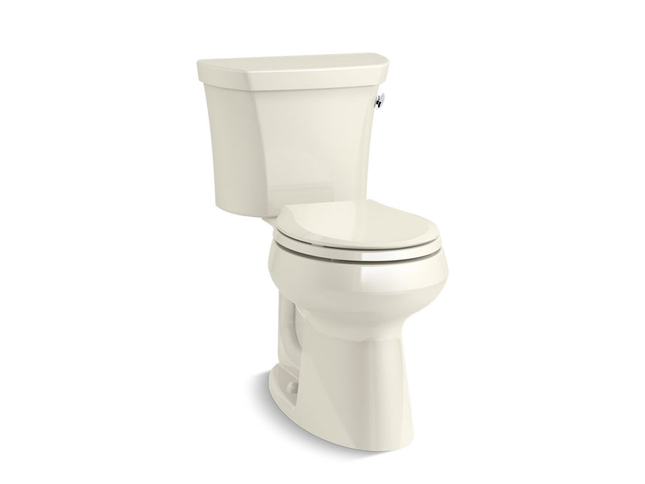 KOHLER K-5481-UR Highline ComForteeight Two-piece round-front 1.28 gpf chair height toilet with right-hand trip lever and...