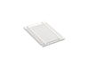 KOHLER K-5542 Multipurpose grated rack, white