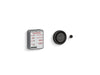 KOHLER K-5548-K1 Invigoration Series Digital steam adapter kit, matte black