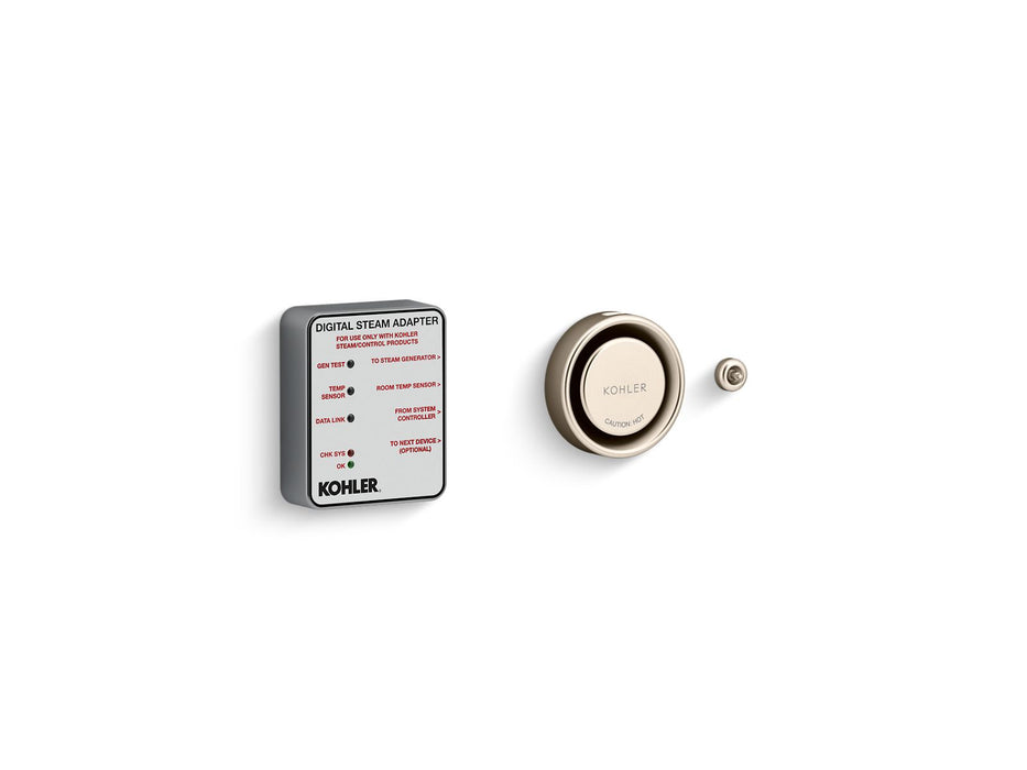 KOHLER K-5548-K1 Invigoration Series Digital steam adapter kit, vibrant brushed bronze