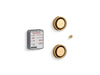 KOHLER K-5549-K1 Invigoration Series Tandem digital steam adapter kit, vibrant brushed moderne brass