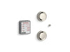 KOHLER K-5549-K1 Invigoration Series Tandem digital steam adapter kit, vibrant polished nickel