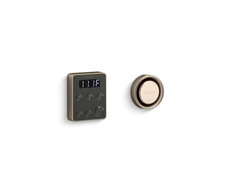 KOHLER K-5557 Invigoration Series Steam generator control kit, vibrant brushed bronze