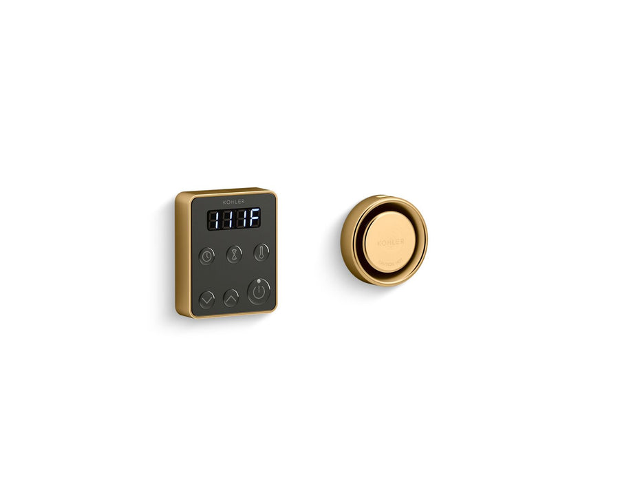 KOHLER K-5557 Invigoration Series Steam generator control kit, vibrant brushed moderne brass