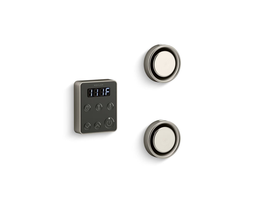 KOHLER K-5558 Invigoration Series Tandem steam generator control kit, vibrant brushed nickel