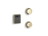 KOHLER K-5558 Invigoration Series Tandem steam generator control kit, vibrant french gold