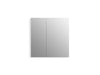 KOHLER K-56003 Embark Premium XL 25" x 26" rectangular two-door medicine cabinet, not applicable - view 2