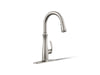 KOHLER K-560 Bellera Pull-down kitchen sink faucet with three-function sprayhead, vibrant stainless