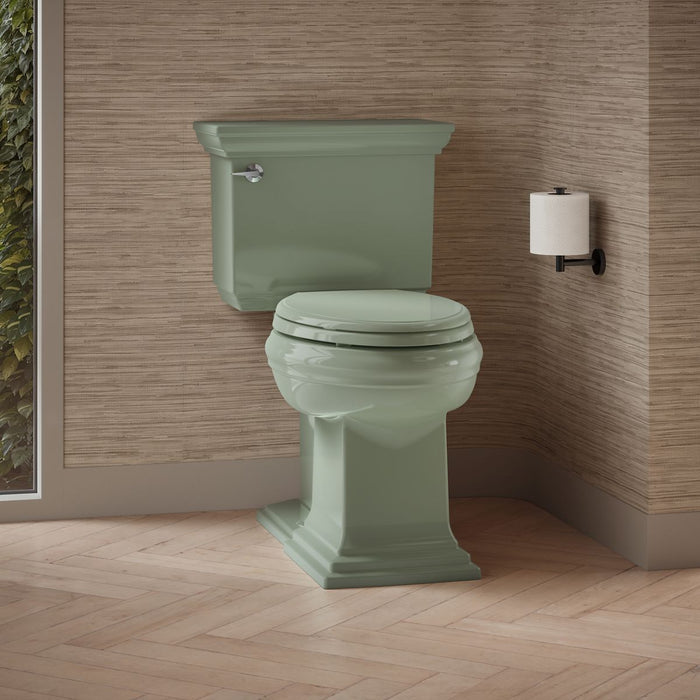 KOHLER K-5626 Memoirs Elongated bowl with concealed trapway, aspen green - view 3