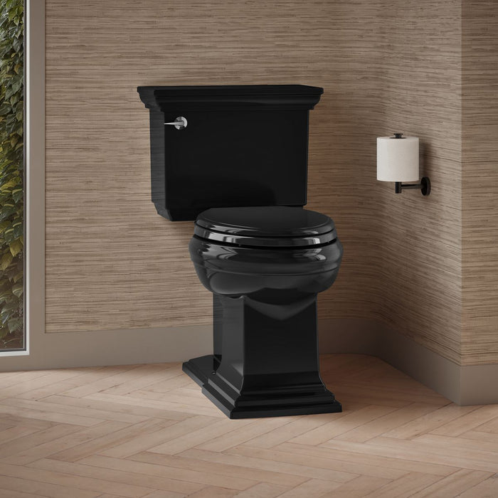 KOHLER K-5626 Memoirs Elongated bowl with concealed trapway, black black - view 3