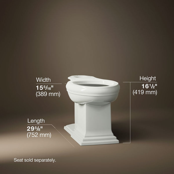 KOHLER K-5626 Memoirs Elongated bowl with concealed trapway