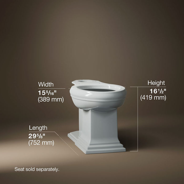 KOHLER K-5626 Memoirs Elongated bowl with concealed trapway