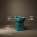 KOHLER K-5626 Memoirs Elongated bowl with concealed trapway, teal - view 4
