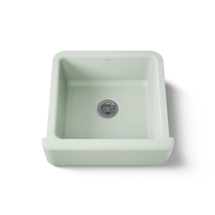 KOHLER K-5665 Whitehaven 23-1/2" undermount single-bowl farmhouse kitchen sink, aspen green - view 5