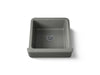 KOHLER K-5665 Whitehaven 23-1/2" undermount single-bowl farmhouse kitchen sink, thunder grey