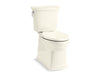 KOHLER K-5709 Corbelle ComForteeight ContinuousClean Two-piece elongated 1.28 gpf chair height toilet with...