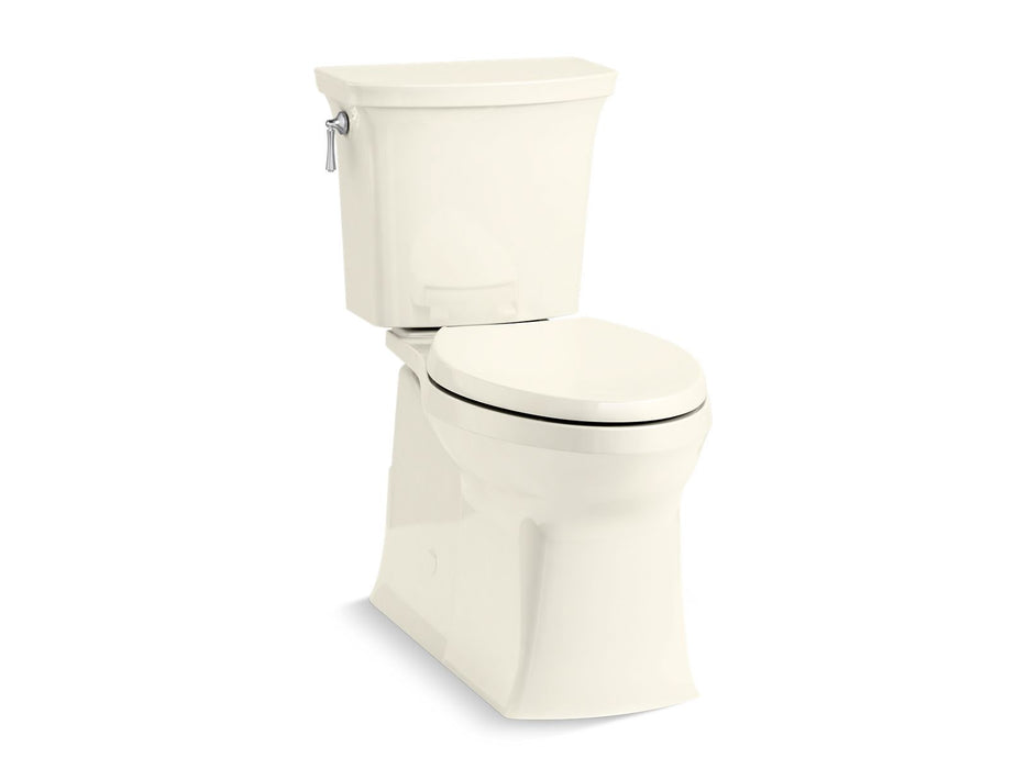 KOHLER K-5709 Corbelle ComForteeight ContinuousClean Two-piece elongated 1.28 gpf chair height toilet with...