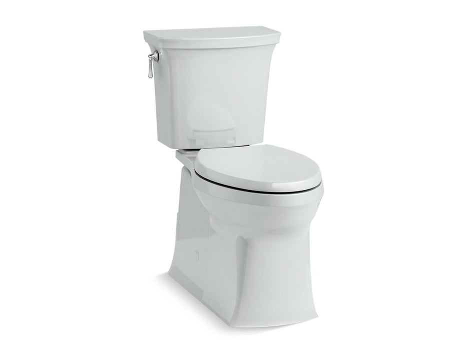 KOHLER K-5709 Corbelle ComForteeight ContinuousClean Two-piece elongated 1.28 gpf chair height toilet with...