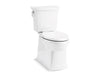 KOHLER K-5709 Corbelle ComForteeight ContinuousClean Two-piece elongated 1.28 gpf chair height toilet with...