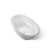 KOHLER K-5714-XHGH Underscore 59-3/4" x 35-3/4" drop-in Heated BubbleMassage air bath with whirlpool, ice grey