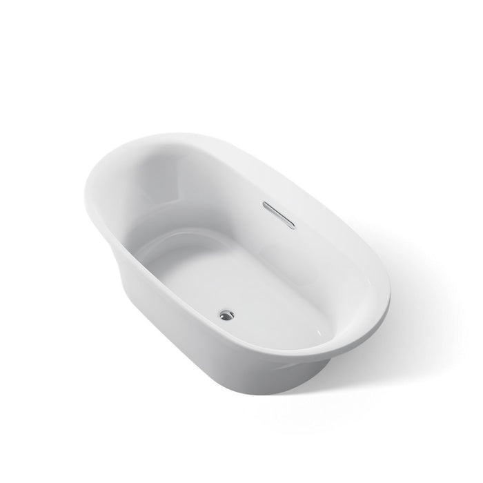 KOHLER K-5715 Underscore 65-1/2" x 35-3/4" drop-in bath, ice grey - view 5