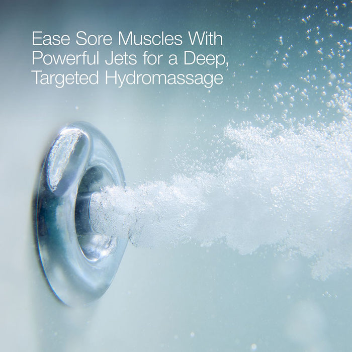 KOHLER K-5716-JH Underscore 66" x 36" drop-in heated whirlpool bath, ice grey - view 2