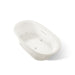KOHLER K-5716-XHGH Underscore 65-1/2" x 35-3/4" drop-in Heated BubbleMassage air bath with whirlpool, biscuit