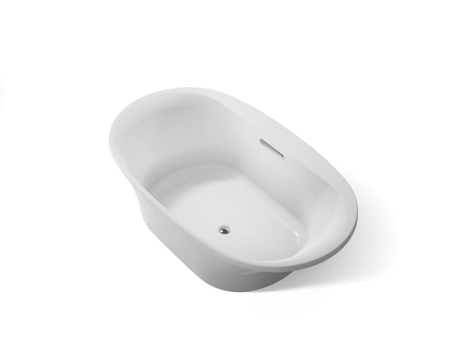 KOHLER K-5717 Underscore 71-1/2" x 41-1/2" drop-in bath, ice grey