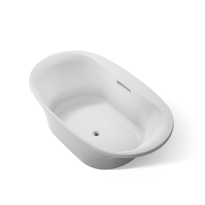 KOHLER K-5717 Underscore 71-1/2" x 41-1/2" drop-in bath, ice grey - view 5