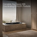 KOHLER K-5717-W1 Underscore 71-1/2" x 41-1/2" drop-in bath with Bask heated surface, black black - view 3
