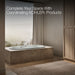 KOHLER K-5717-W1 Underscore 71-1/2" x 41-1/2" drop-in bath with Bask heated surface, ice grey - view 3
