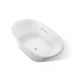 KOHLER K-5717-W1 Underscore 71-1/2" x 41-1/2" drop-in bath with Bask heated surface, white