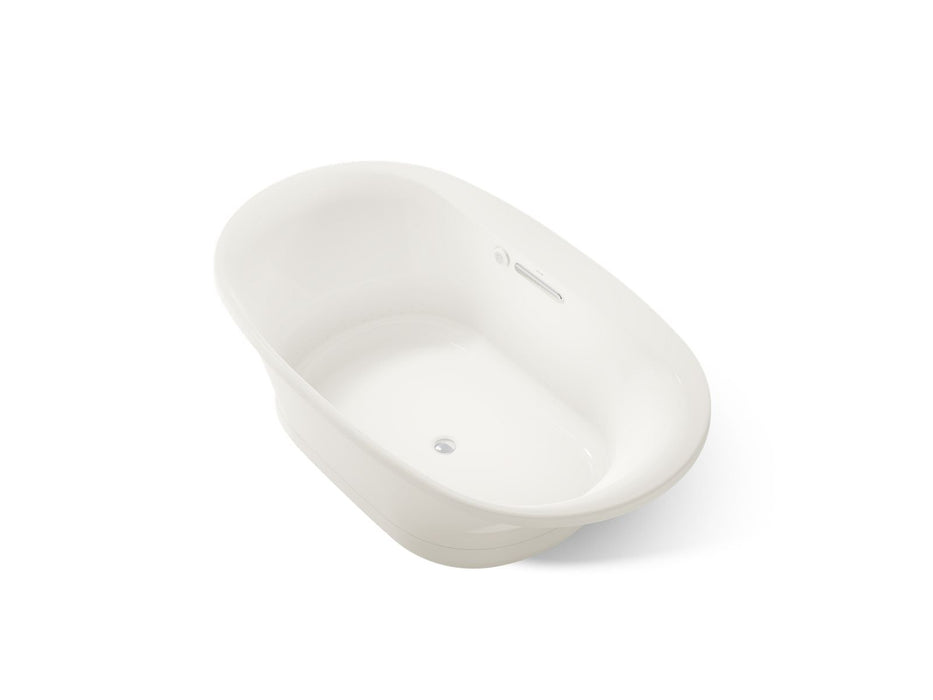 KOHLER K-5718-GH Underscore 71-1/2" x 41-1/2" drop-in Heated BubbleMassage, biscuit