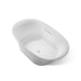 KOHLER K-5718-GH Underscore 71-1/2" x 41-1/2" drop-in Heated BubbleMassage, ice grey