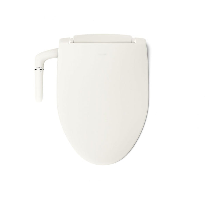KOHLER K-5724 PureWash M250 Elongated manual bidet toilet seat, biscuit - view 2