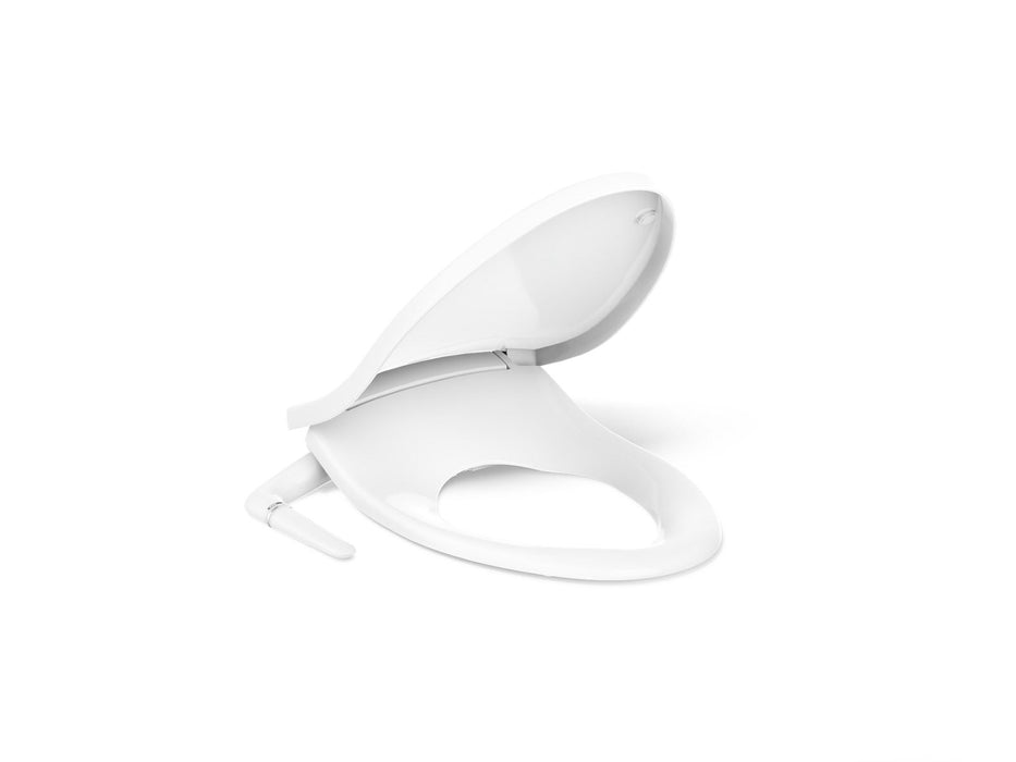 KOHLER K-5724 PureWash M250 Elongated manual bidet toilet seat, white