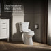 KOHLER K-5724 PureWash M250 Elongated manual bidet toilet seat, white - view 3