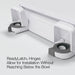 KOHLER K-57777-GCF Cymbal ReadyLatch Quiet-Close elongated toilet seat, white - view 3
