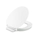 KOHLER K-57778 Cymbal™ ReadyLatch Quiet-Close™ Round-front Toilet Seat, white