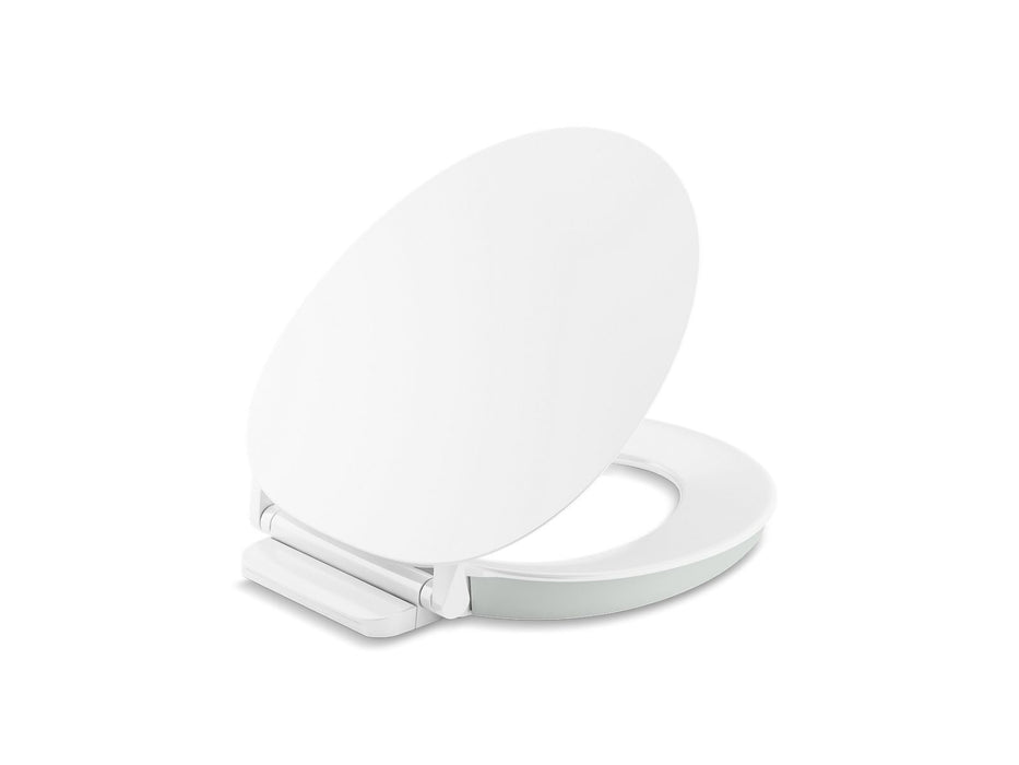 KOHLER K-57778 Cymbal™ ReadyLatch Quiet-Close™ Round-front Toilet Seat, white