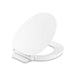 KOHLER K-57778 Cymbal™ ReadyLatch Quiet-Close™ Round-front Toilet Seat, white