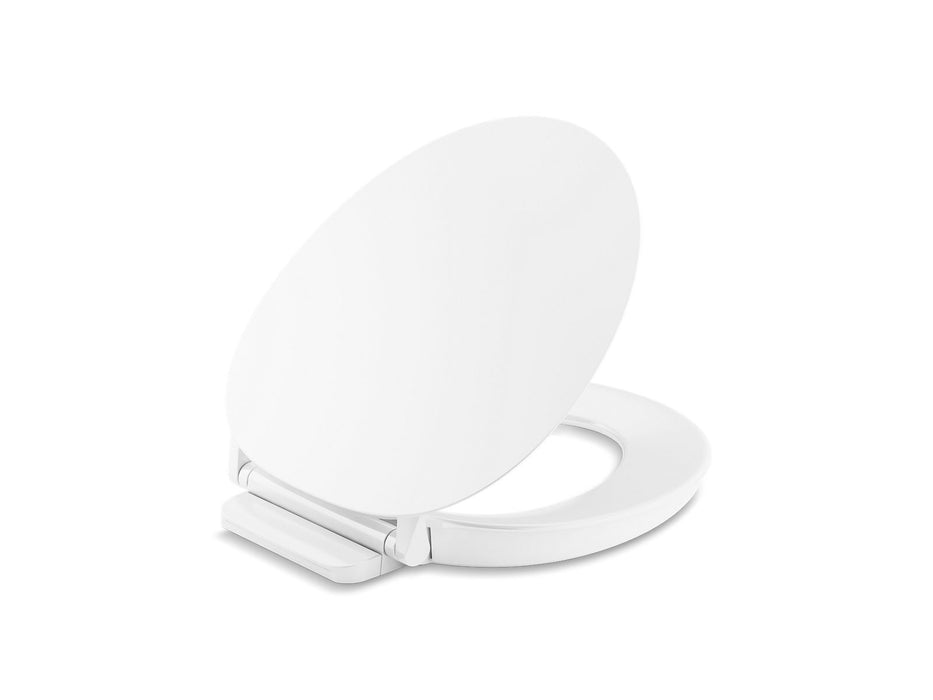 KOHLER K-57778 Cymbal™ ReadyLatch Quiet-Close™ Round-front Toilet Seat, white