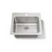 KOHLER K-5798-1 Ballad 25" top-mount single-bowl utility sink, stainless steel