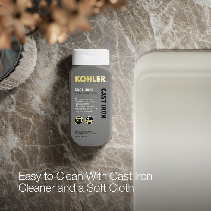 KOHLER K-5827 Whitehaven 32-3/4" undermount single-bowl farmhouse kitchen sink, biscuit - view 3