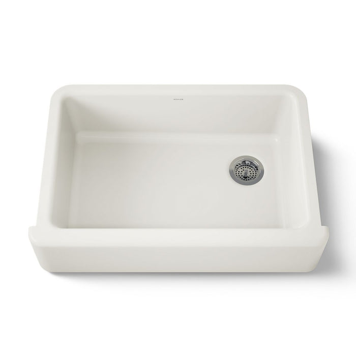 KOHLER K-5827 Whitehaven 32-3/4" undermount single-bowl farmhouse kitchen sink, biscuit - view 5