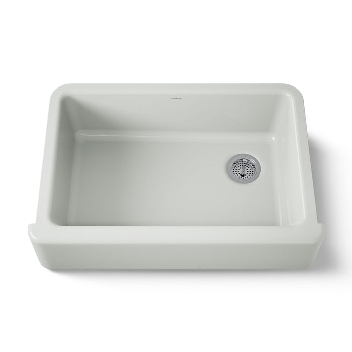 KOHLER K-5827 Whitehaven 32-3/4" undermount single-bowl farmhouse kitchen sink, sea salt - view 5