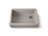 KOHLER K-5827 Whitehaven 32-3/4" undermount single-bowl farmhouse kitchen sink, truffle