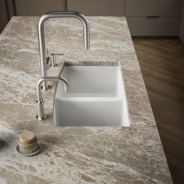 KOHLER K-5846-5U Brookfield 33" undermount double-bowl kitchen sink